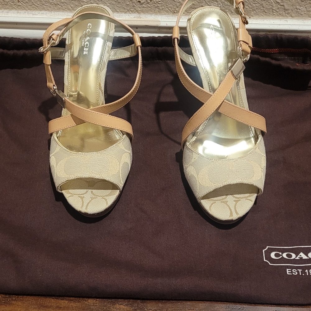 Coach Strappy Heels
